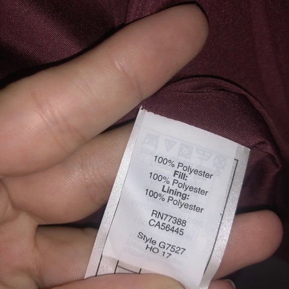 J.Crew Quilted Jacket / XSMALL / DARK WINE - Picture 7 of 7